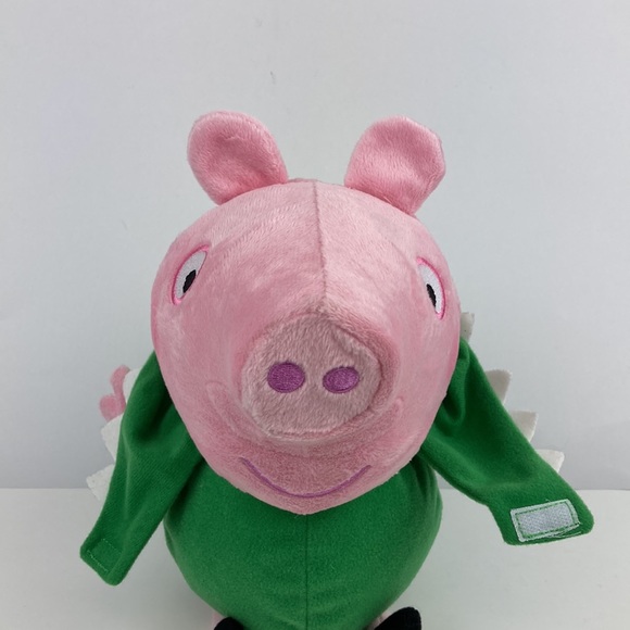 Peppa Pig Rawr & Oink In Dinosaur Costume Plush Stuffed Animal Toy 11” Talks - Picture 10 of 13
